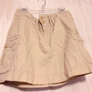 Old Navy Tan Mini Skirt